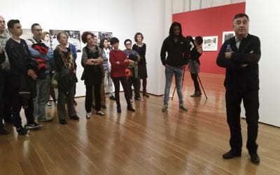 Visita guiada exposició «Antologia» a càrrec de Gervasio Sánchez. 10/12/15 Centre d’Art Tecla Sala