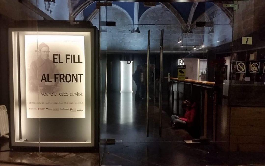 Inauguració de l’exposició ‘El fill al front’ a Lleida. 22/02/2019
