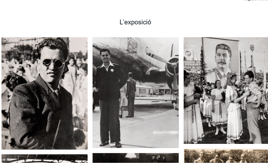 Presentació del Repositori de la web i exposició de fotos de Francesc Boix de la família Arnau, a càrrec d’August Andreu