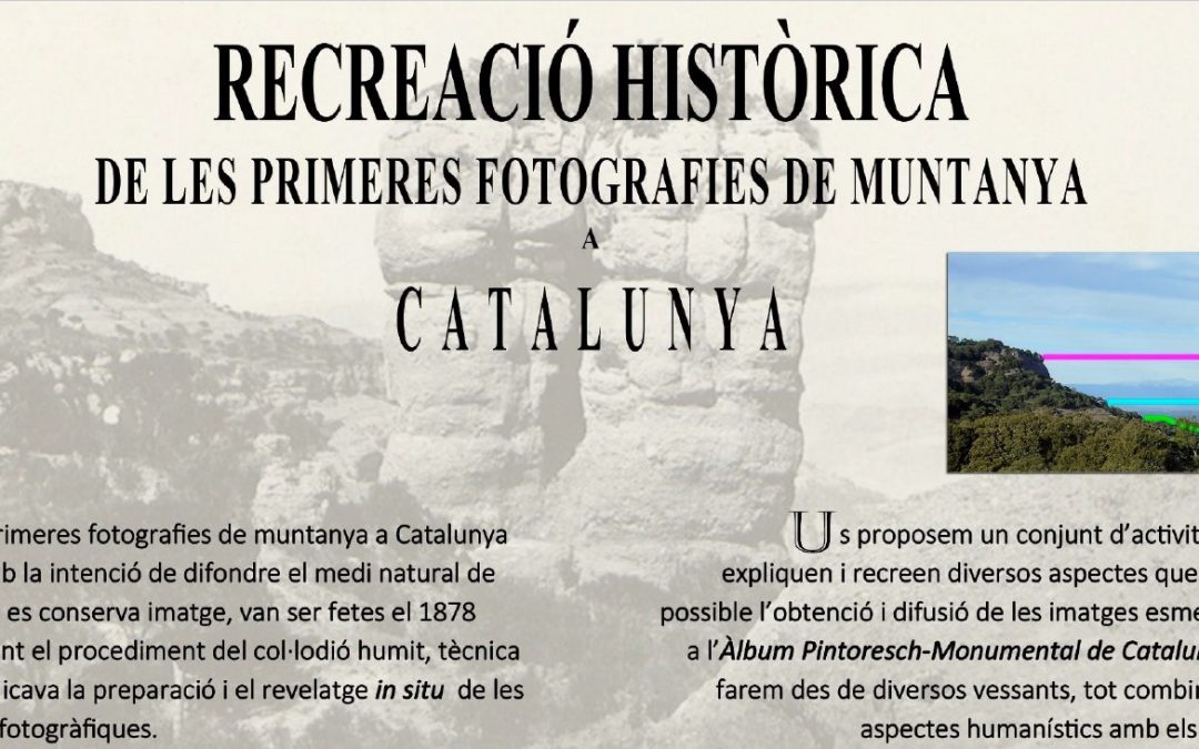 Taller Recreació històrica de les primeres fotografies de muntanya a Catalunya, a càrrec de Salvador Tió i Ramon Barnadas